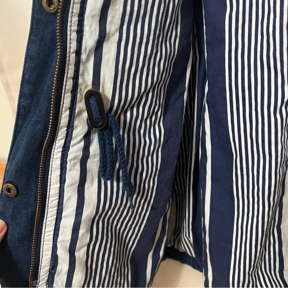 Women's Vintage Talbots Denim Fisherman's Style Jacket - Picture 7 of 11